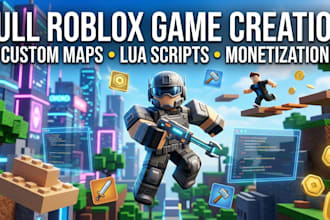 develop roblox games with lua scripting