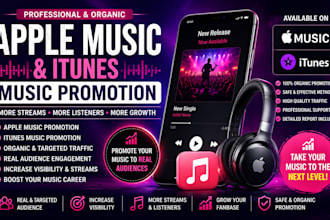 do organic apple music and itunes music promotion