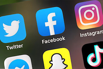 delete tiktok, facebook, twitter, and instagram accounts