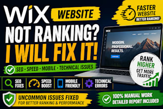 fix wix website seo mobile technical issues for higher google ranking