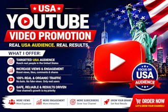 do superfast growth organic USA youtube video promotion