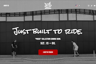 design y2k website streetwear website fashion store for clothing website