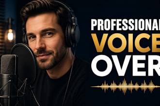 do professional voiceover narration for commercials and youtube