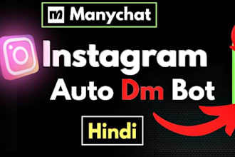 build manychat automation for facebook, whatapp ads,instagram ads, promotion,API