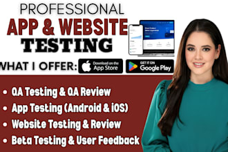 do mobile app review, app testing, app rating and QA review for user experience