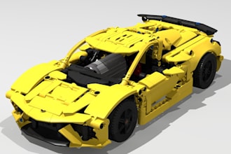 design custom lego technic cars and buildable moc models