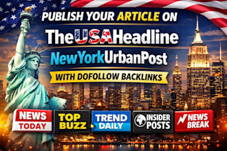 publish your article, PR, or guest post on premium american media sites