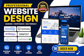 design weebly godaddy website builder strikingly simvoly builderall webstarts
