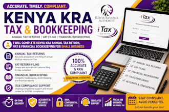 complete kenya kra annual tax return vat and financial bookkeeping