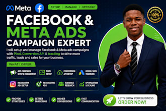 setup fb meta ads marketing campaign facebook pixel google conversion tracking