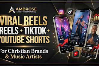 create viral short form content for christian brands and music artists