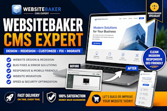 redesign cu websitebaker cms website design redesign godaddy website redesign