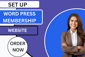 setup memberpress wordpress website, wordpress membership,lms,subcription system