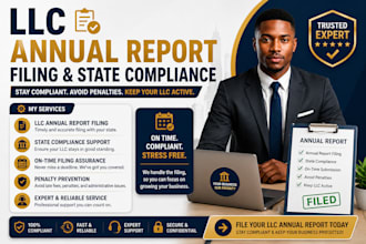 file your llc annual report and maintain state compliance