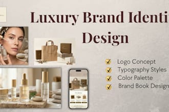 design luxury skincare brand identity