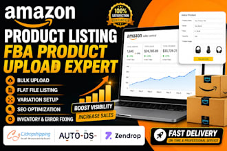 amazon product listing with amazon fba cjdropshipping autods zendrop