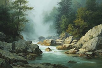 paint a real oil portrait painting on canvas