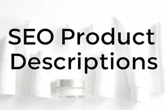 write high converting SEO product descriptions for skincare