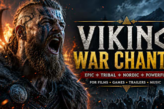 record epic tribal elvish nordic viking war chants for films and games