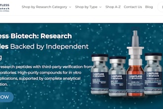 build peptide website research peptide store peptide website supplement website