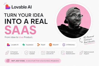 build your web app, saas, or mvp with lovable ai vibe coding expert