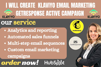 create klaviyo getresponse email marketing active campaign sales funnel workflow