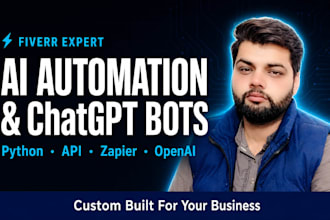 build ai automation and chatgpt bot for business