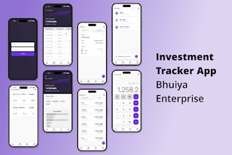 ai powered investment tracking, payment automation web app, and fintech CRM app