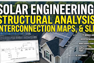 solar engineering interconnection map roof pv design single line diagram