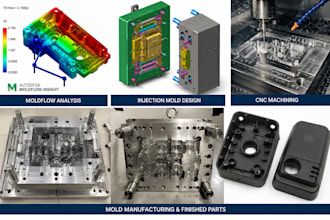 do injection mold cnc machining manufacturing and moldflow analysis