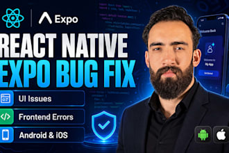 fix react native expo bugs and improve mobile app UI