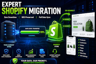do shopify migration, store transfer, and SEO preservation