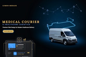 courier website medical courier medical website logistics website