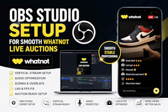 setup obs studio for smooth whatnot live auctions