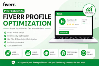create and optimize fiverr profile