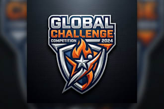 design a bold and professional competition logo for your event or brand