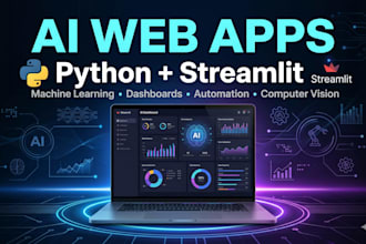 build ai web apps using python and streamlit