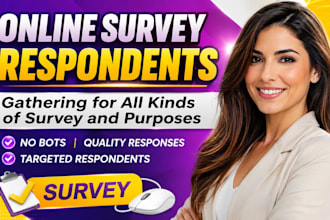 gather real online survey respondents for market research online survey forms