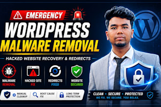 remove malware, viruses and recover hacked wordpress site