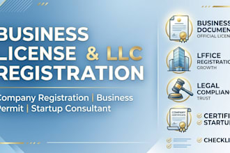 do llc registration, business license, permit and company registration