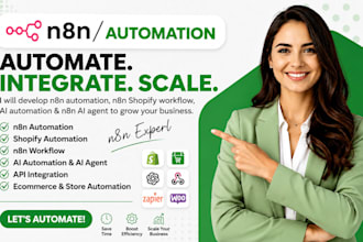 develop n8n automation n8n shopify workflow, n8n ai automation n8n ai agent