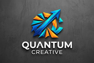 design a modern and creative advertising company logo for your brand