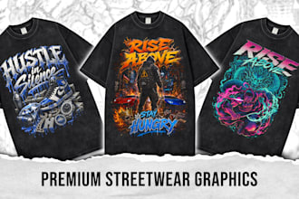 design urban streetwear t shirt graphics