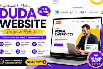 design duda website duda store fix duda bug snapps dorik pixpa ionos webnode