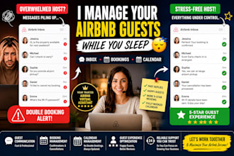 be your airbnb virtual assistant for guest messaging booking coordination cohost
