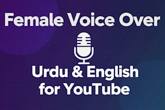 record female documentary voice over for youtube videos