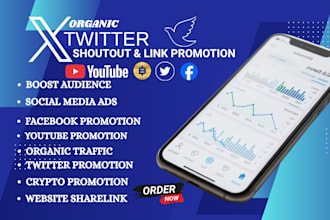 do viral twitter shoutout website and link promotion