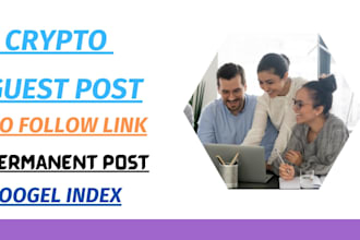 provide finance and crypto guest posting on high authority
