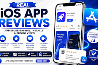 provide real IOS review 24 apple store rating review app install