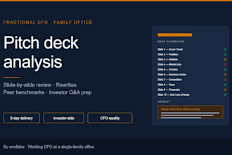 analyze your pitch deck the way a family office cfo would